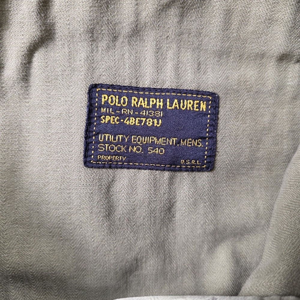 Polo Ralph Lauren Field Fatigue Pants 32x32 Distressed Utility Military Surplus - Picture 2 of 14